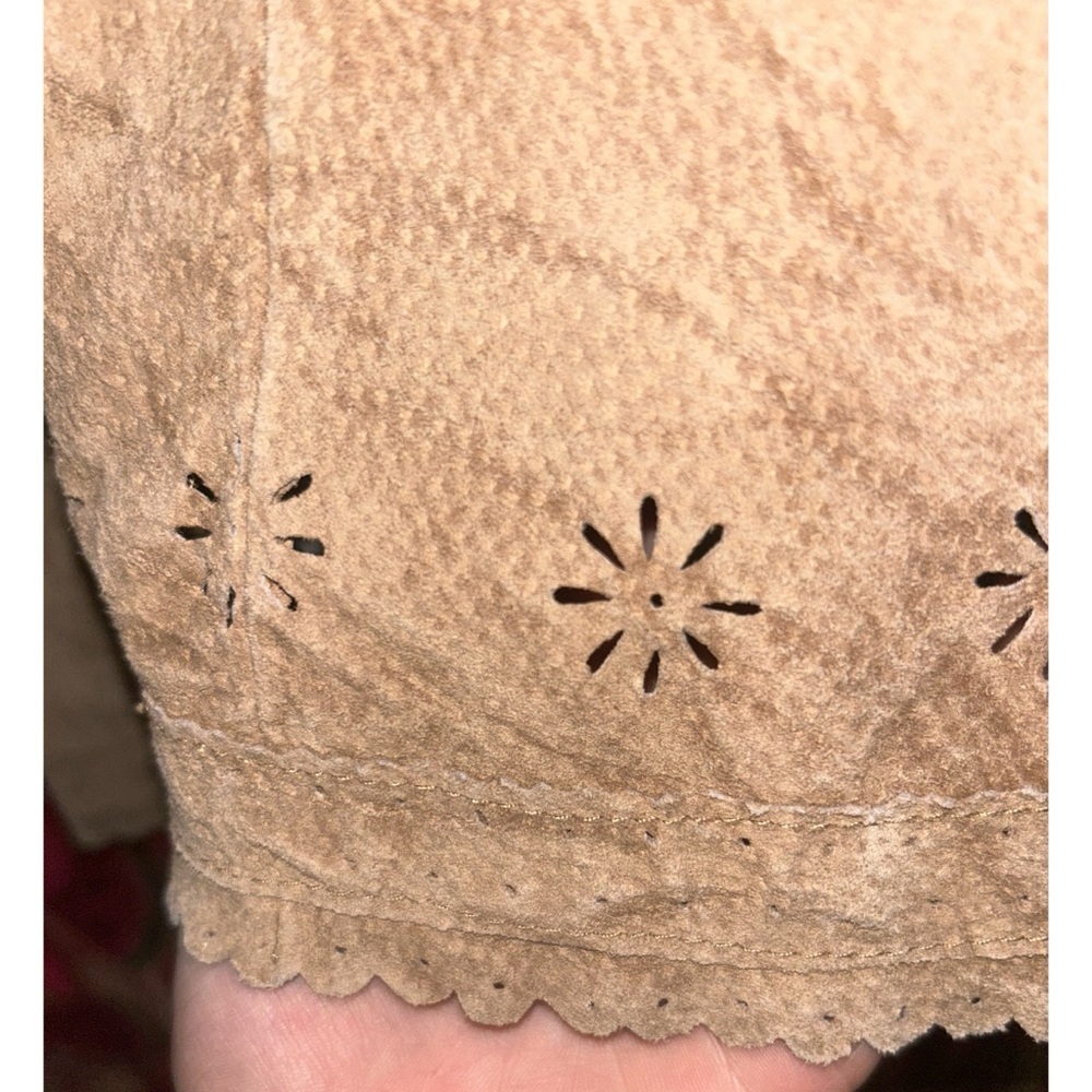 Ami Collared Button Up Cutout Leather Jacket - image 6